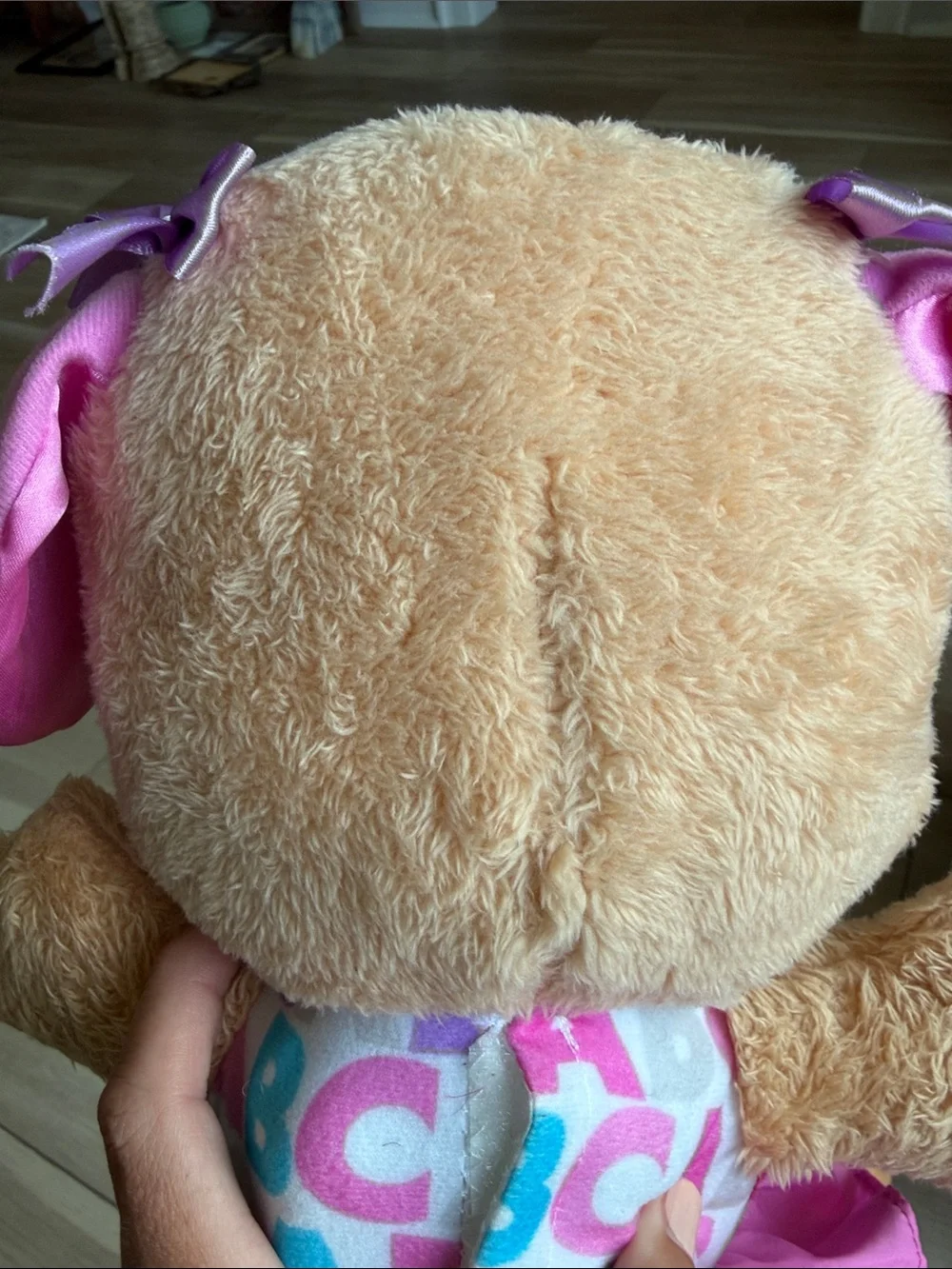 Fisher-Price Interactive Pink Plush Puppy with Music and Hand Buttons